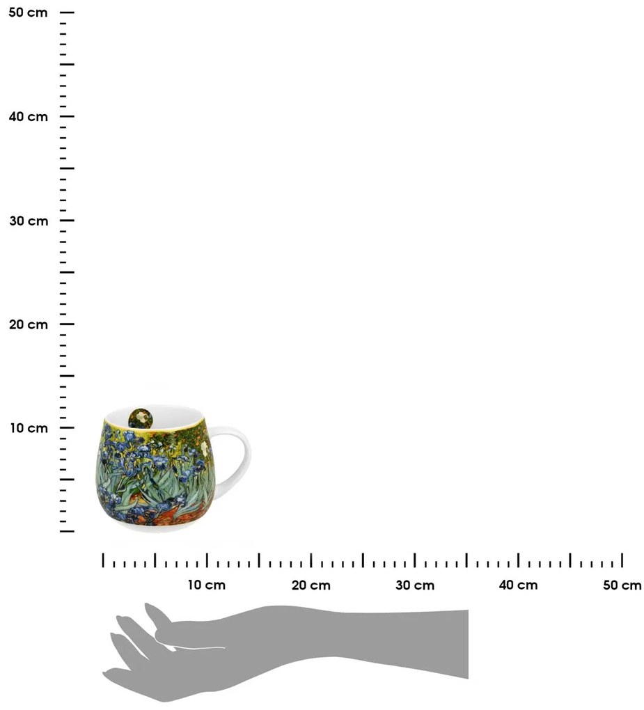 Porcelánový hrnček Van Gogh Irises 430 ml