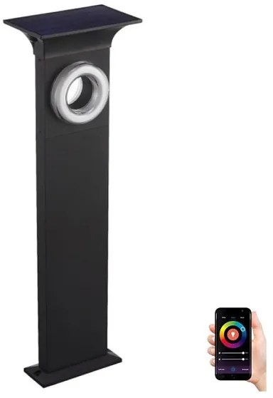 Immax NEO 07904L-LED RGB+CW/W Stmievateľná solárna lampa ANEL LED/2W/5V IP54 Tuya