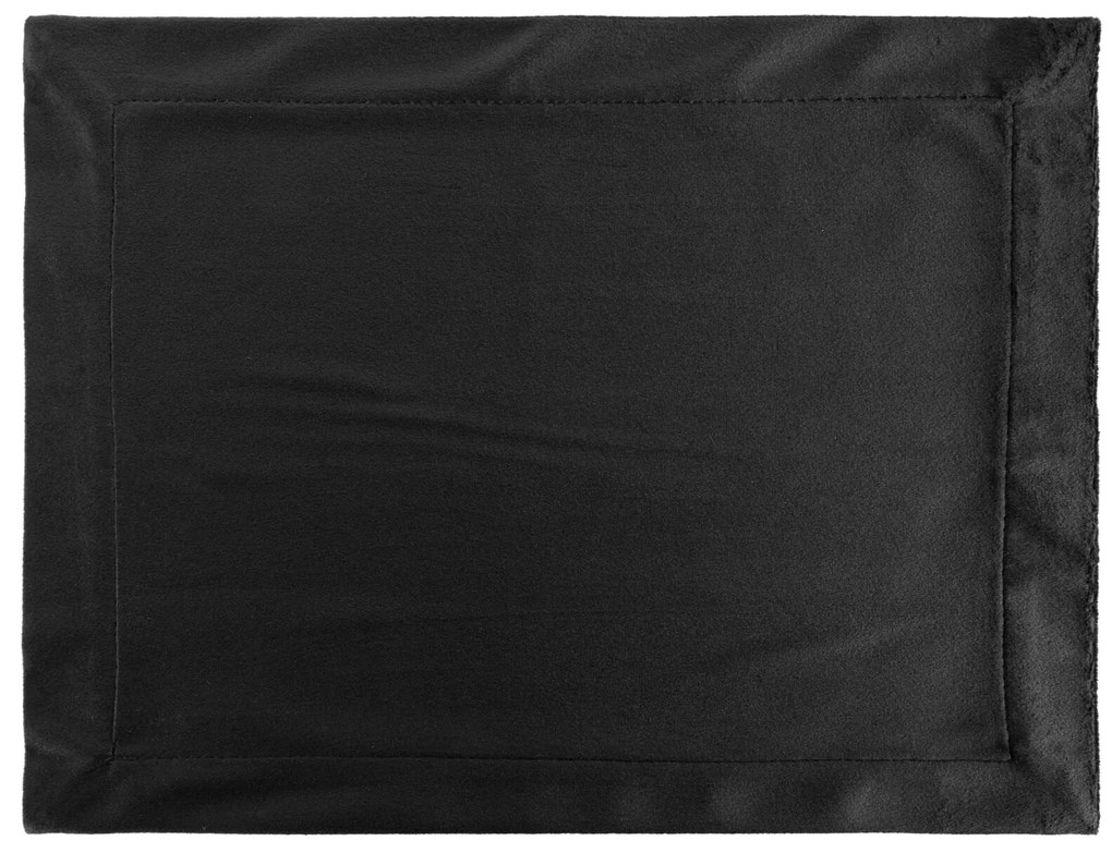 SADA 4 KS PRESTIERANIE NA STÔL MELINDA 40X30 CM ČIERNA