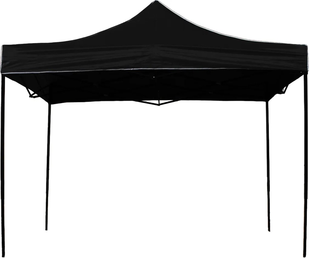 GARDEN LINE Nožnicový stan 3×3 m NAM5742 – záhradný a komerčný pavilón, čierny
