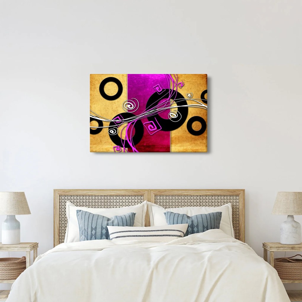 Obraz abstrakcie (90x60 cm)