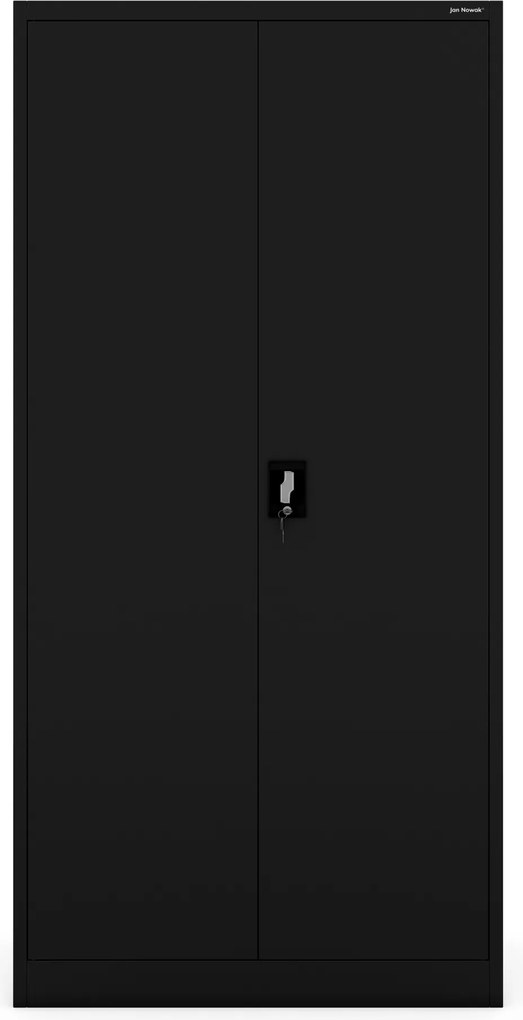 Hospodárska skriňa uzamykateľná čierna DAWID D600 900 x 1850 x 600 mm