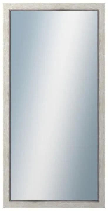 DANTIK - Zrkadlo v rámu, rozmer s rámom 60x120 cm z lišty CARRARA biela (2896)