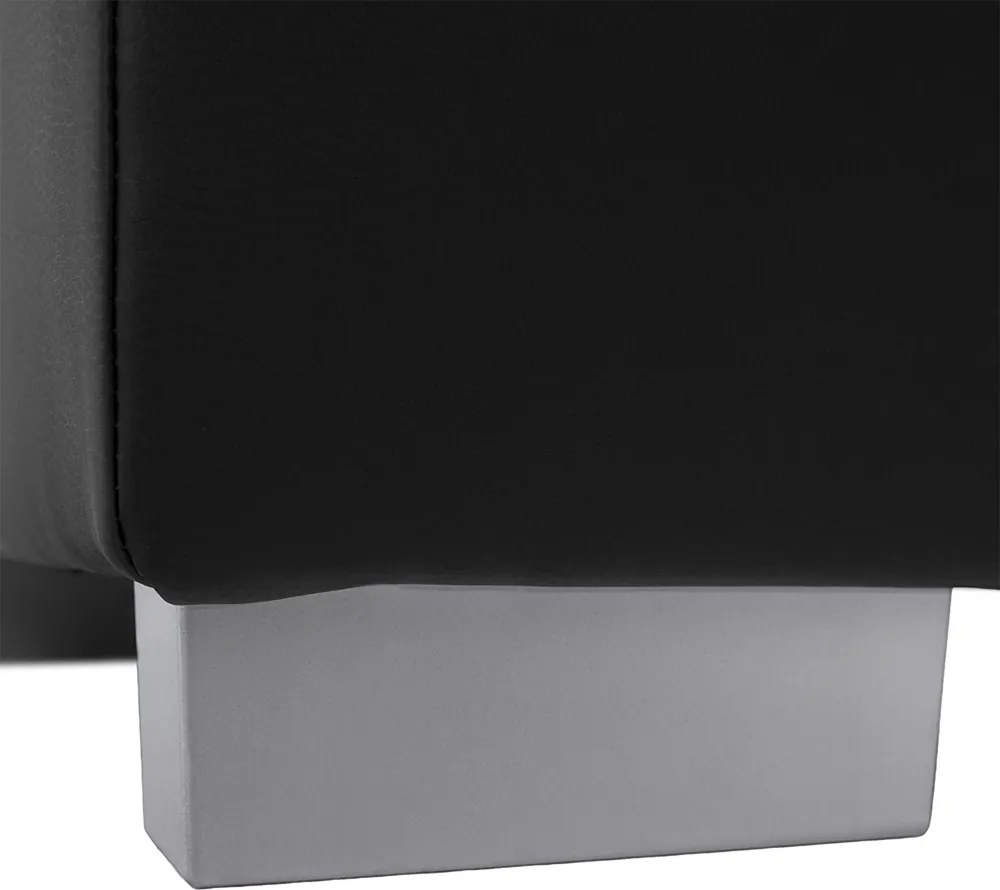 Taburetka T4 - sivá (Berlin 01) / čierna (Soft 11)