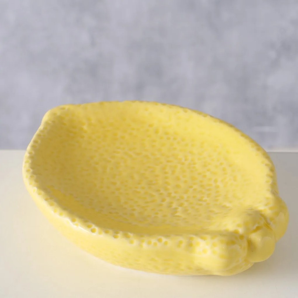 BOLTZE Miska na mydlo Limone, žltá