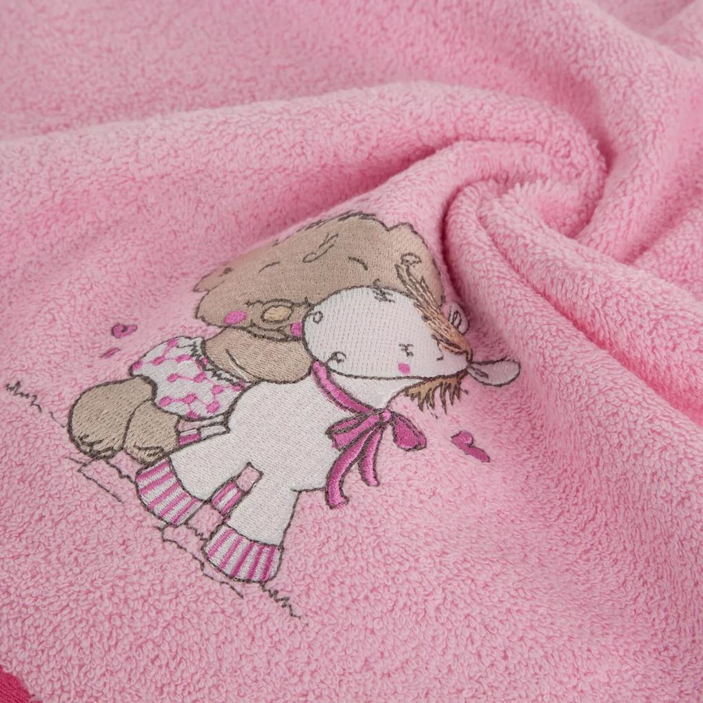 Detský uterák BABY 50x90 cm ružová