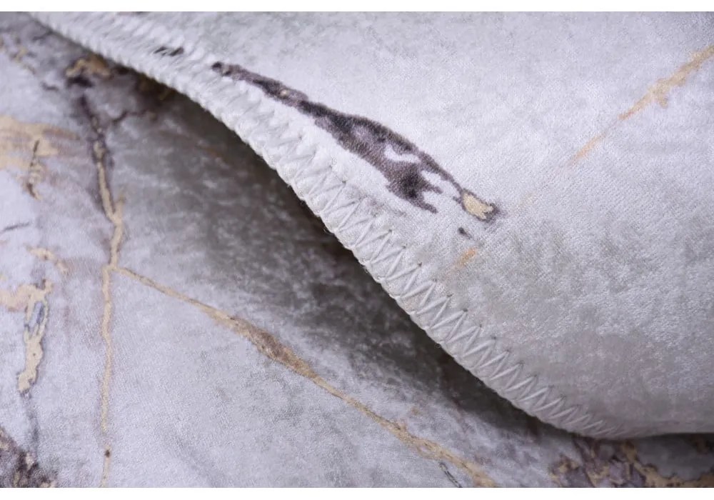 Sivý koberec Vitaus Ivy, 50 x 80 cm