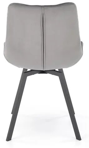 OTOČNÁ JEDÁLENSKÁ STOLIČKA TIARA ŠEDÁ