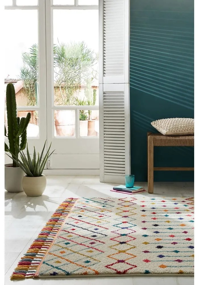 Krémovobiely detský koberec 120x170 cm Prairie - Flair Rugs
