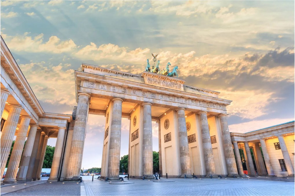 Obraz - Brandenburská brána, Berlín, Nemecko (90x60 cm)