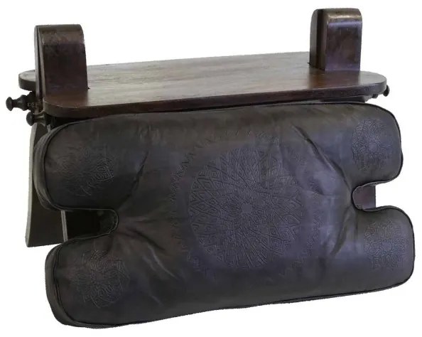 Orientálna stolička Sadaya čierna