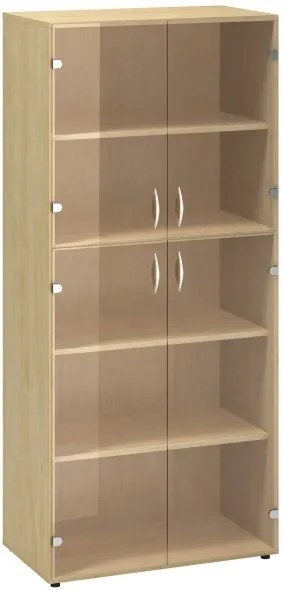 Interier Říčany Skriňa CLASSIC, 800 x 458 x 1780 mm, divoká hruška