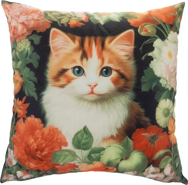 Sada 2 ks obliečok na vankúšiky MAČIATKA 40 x 40 cm