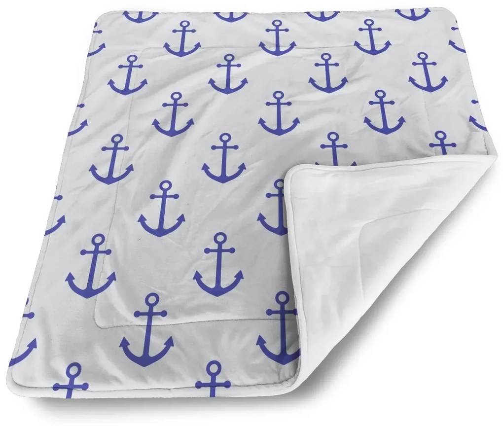 Sablio Deka pre bábätko Modré kotvy - 80x100 cm