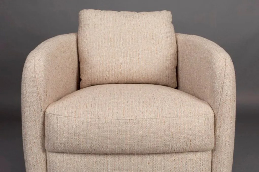Dutchbone Boho Stone čalúnené kreslo - Tmavosivá