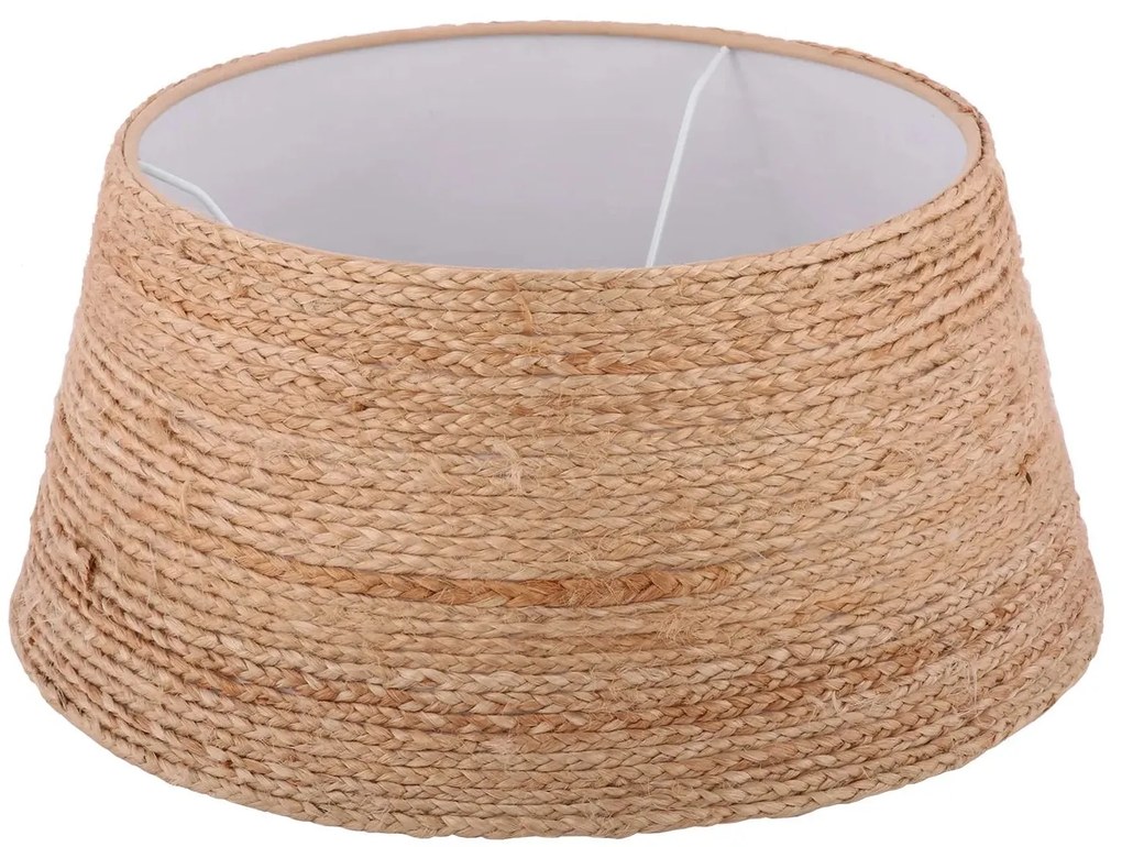 Prírodné jutové tienidlo Drum - Ø45 * 20 cm / E27