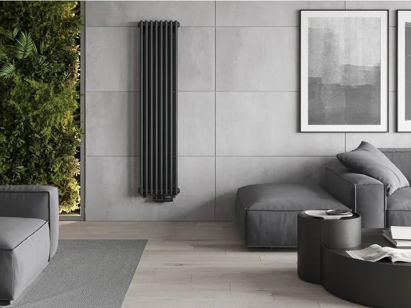 Mexen Denver, vykurovacie teleso 1600x378 mm, 1487 W, antracitová, W215-1600-378-00-66