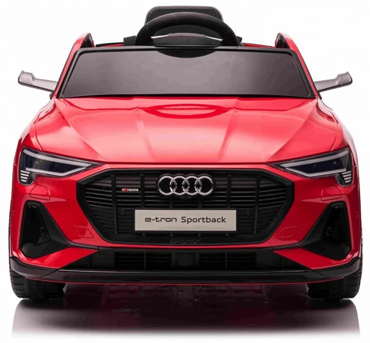 RAMIZ Elektrické autíčko - Audi E-Tron Sportback - červené - motor 4x25W - batéria 12V/7Ah -2023