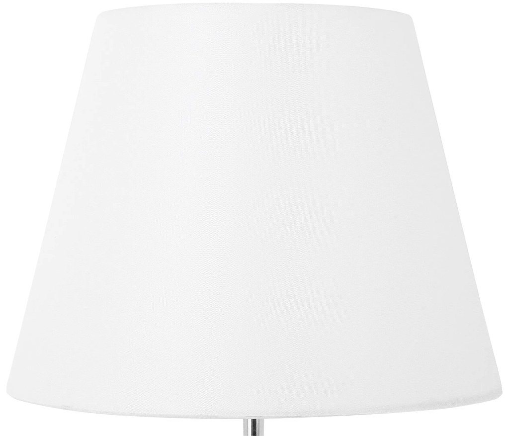 Drevená stolná lampa biela SAMO Beliani