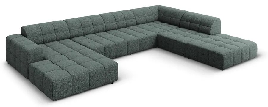 Tyrkysová rohová pohovka (pravý roh/do "U") Chicago – Cosmopolitan Design