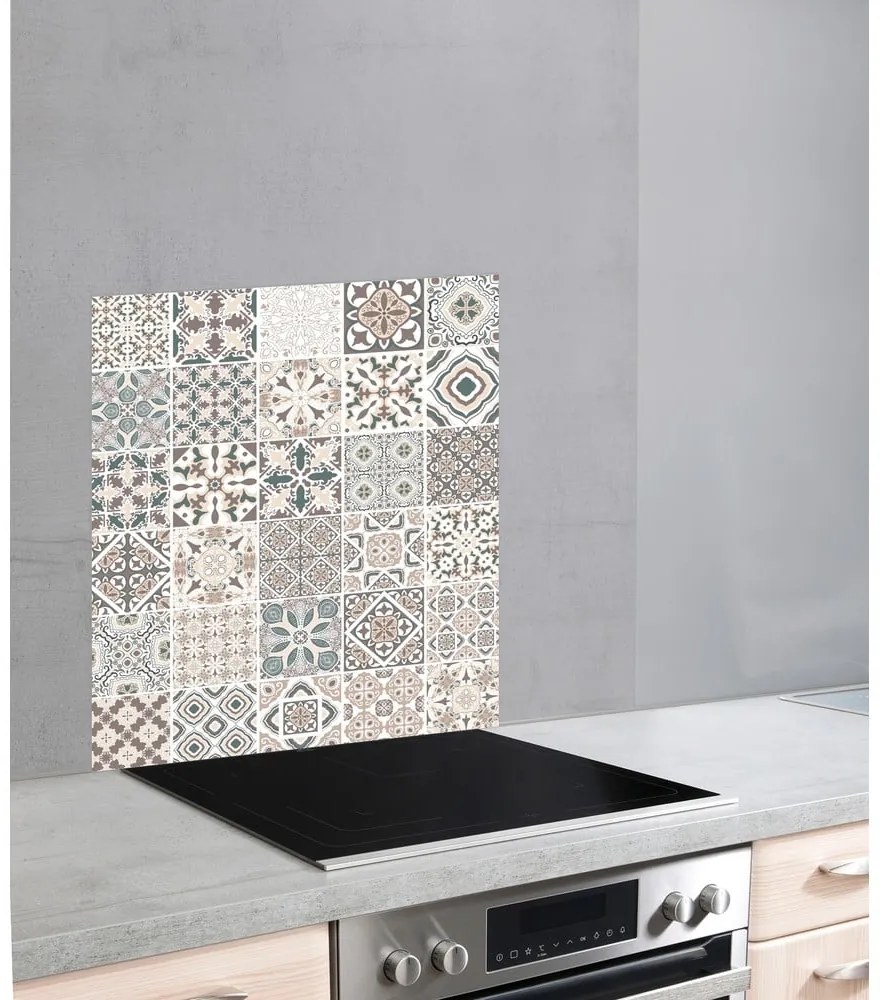 Sklenený kryt na stenu pri sporáku Wenko Splashback Tile