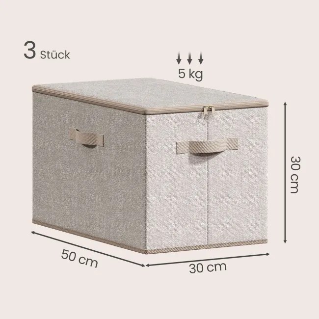 Sada troch úložných boxov RZBB35050LZ04 (3 ks)