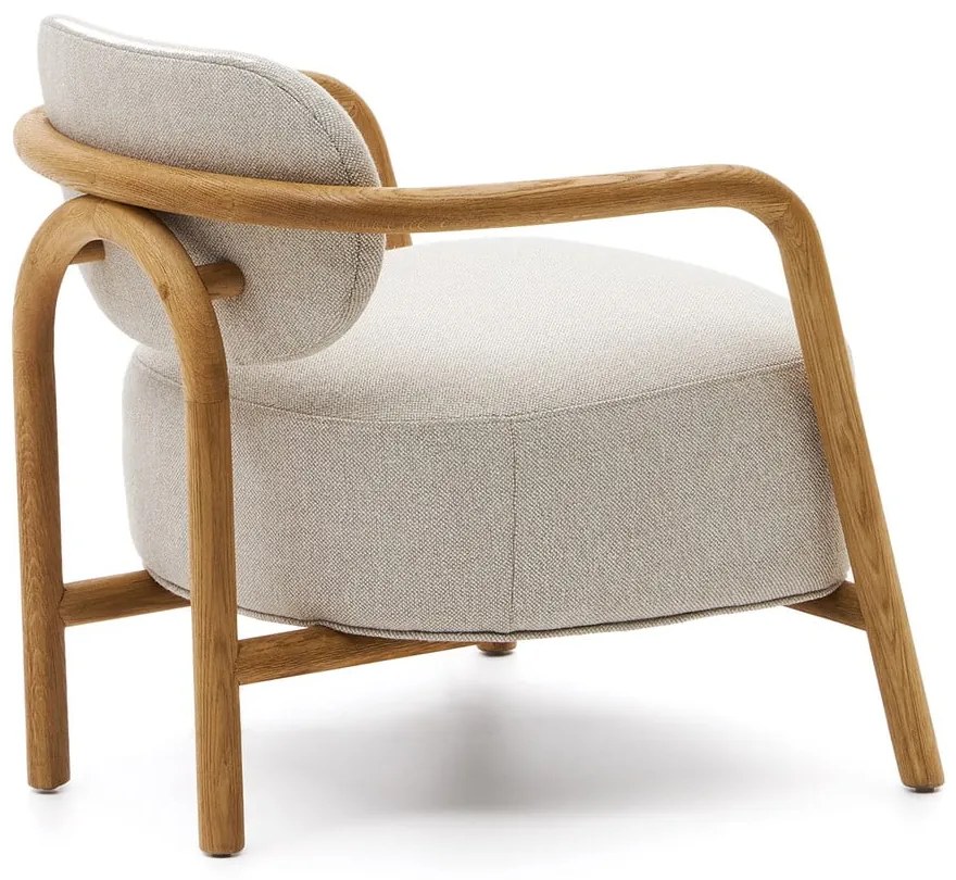 Béžové kreslo Melqui – Kave Home