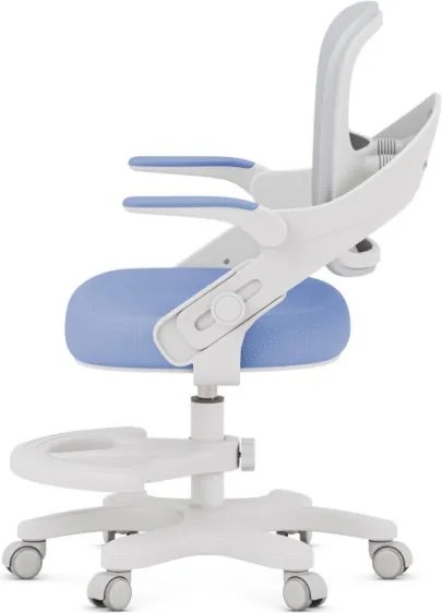 Detská otočná stolička Mark Adler Junior 4.3 modrá / sivá