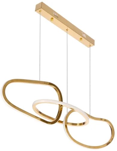 LED luster na lanku ANNELI LED/30W/230V 80 cm zlatý