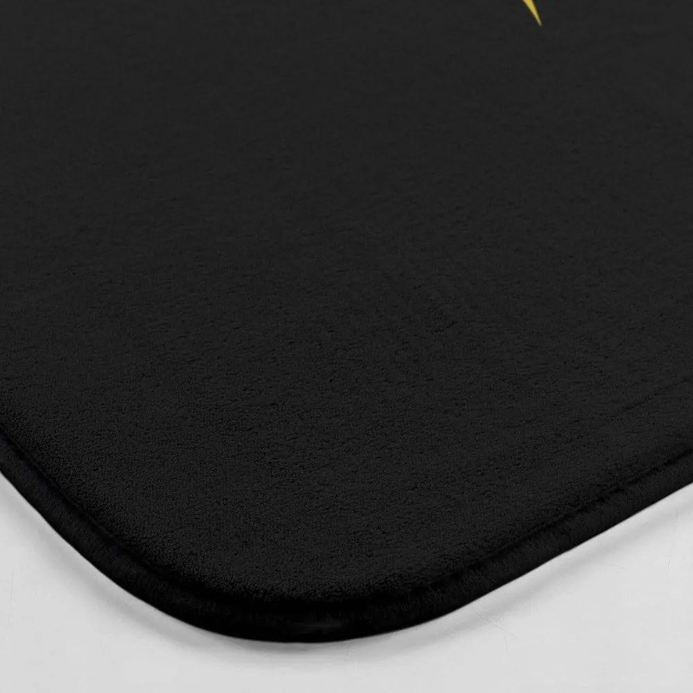 Čierna/v zlatej farbe kúpeľňová predložka 45x75 cm Orbella – douceur d'intérieur