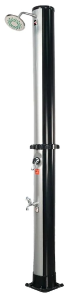 Solárna sprcha KARIBIK, 35 l, čierna/strieborná Jurhan