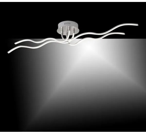 JUST LIGHT. 15126-55 - LED Prisadený luster WAVE LED/29,4W/230V chróm