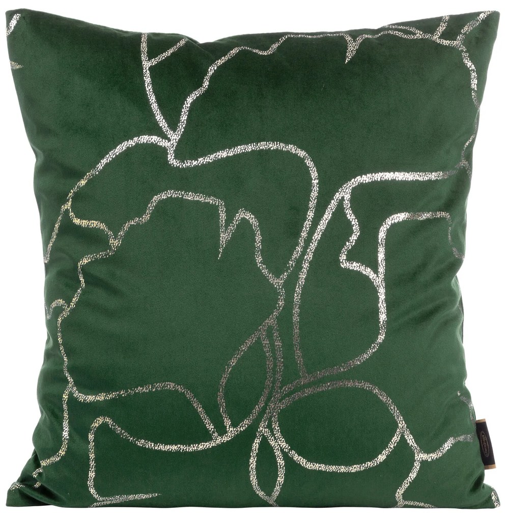 DEKORAČNÁ OBLIEČKA NA VANKÚŠ BLINK35 45X45 CM TMAVOZELENÁ
