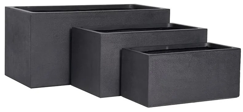 Kvetináč LT24683-3S 60x30x30 P190 čierna
