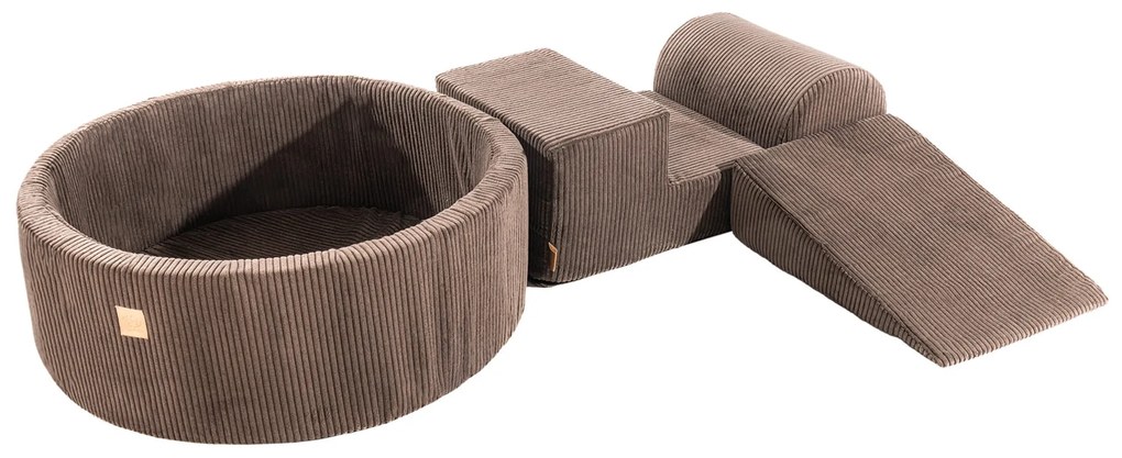 Bazénová zostava Corduroy Brown, 90x30 cm