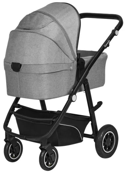 Lionelo - Kombinovaný kočík 3v1 BIANKA Grey Stone