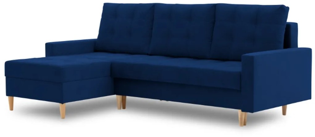 Rohová rozkladacia sedačka AVALON, 227x92x148, kronos 09, ľavá