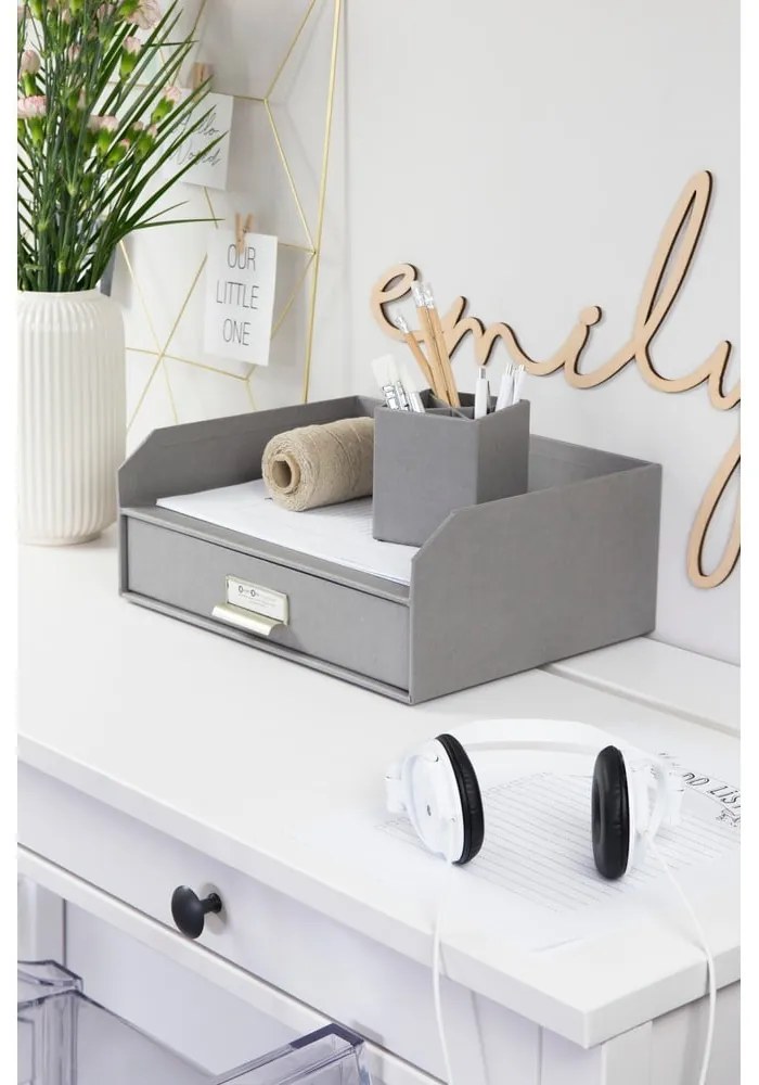 Kartónový organizér na dokumenty so zásuvkou Walter – Bigso Box of Sweden