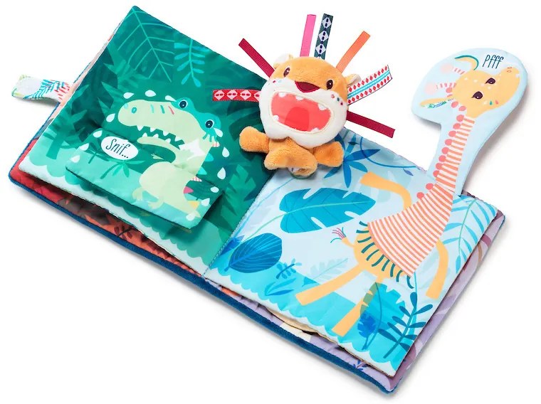 Lilliputiens – Textilná knižka – lev Jack