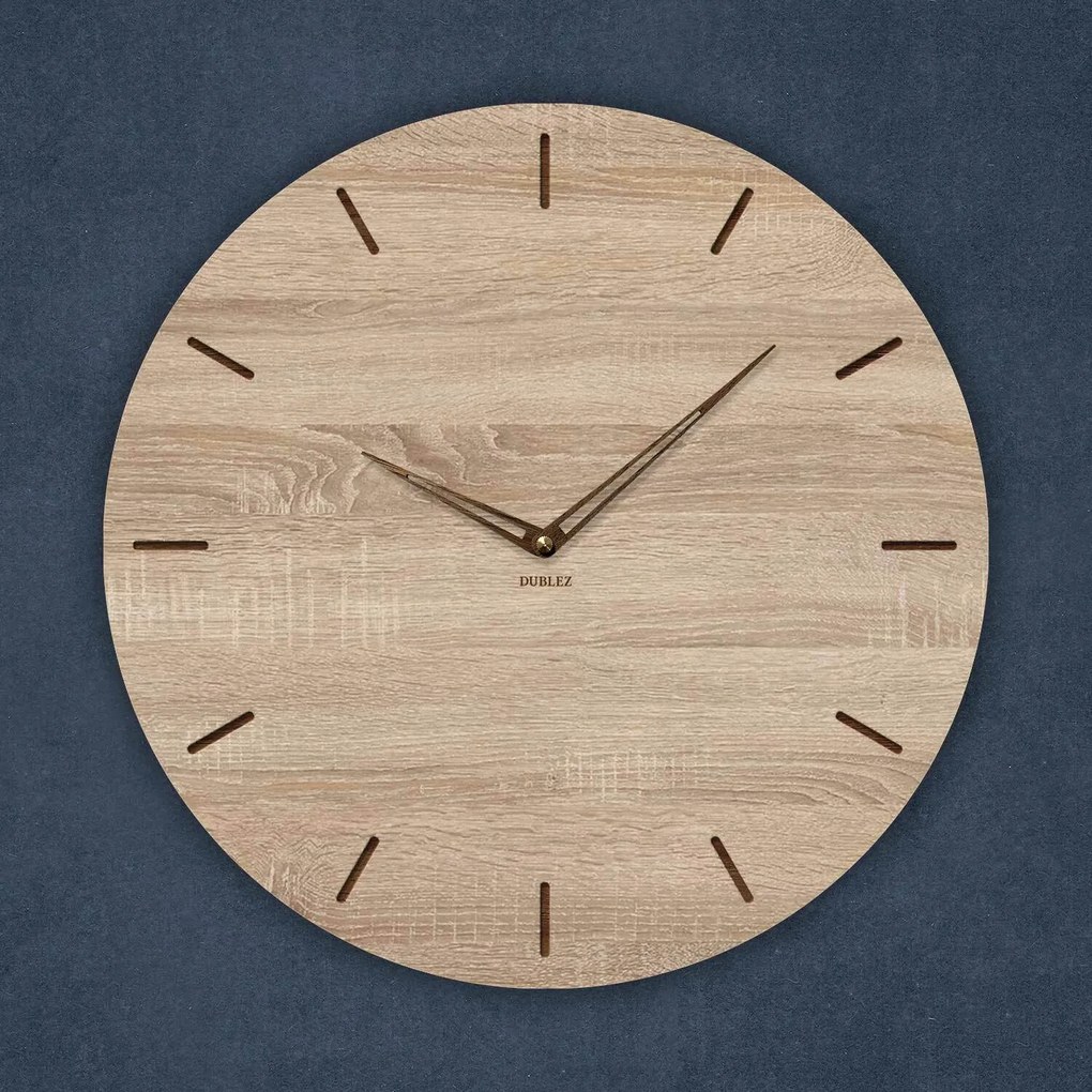DUBLEZ | Minimalistické drevené hodiny
