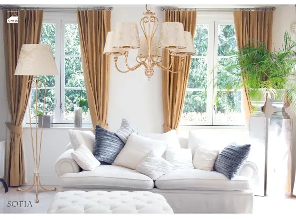 Jupiter 1595 - SI P EC - Stojacia lampa SOFIA E27/60W