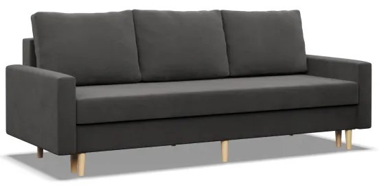 Trojmiestna rozkladacia sedačka BLANK Comfort sivá