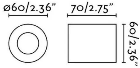 FARO 62151 - Nástenné svietidlo TEN 1xE27/20W/230V čierna