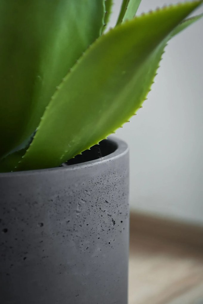 Kvetináč CHICO, sklolaminát, výška 31 cm, antracit