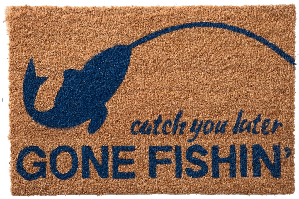 Rohožka z kokosových vlákien Catch you later - 60 * 40 * 1,5 cm