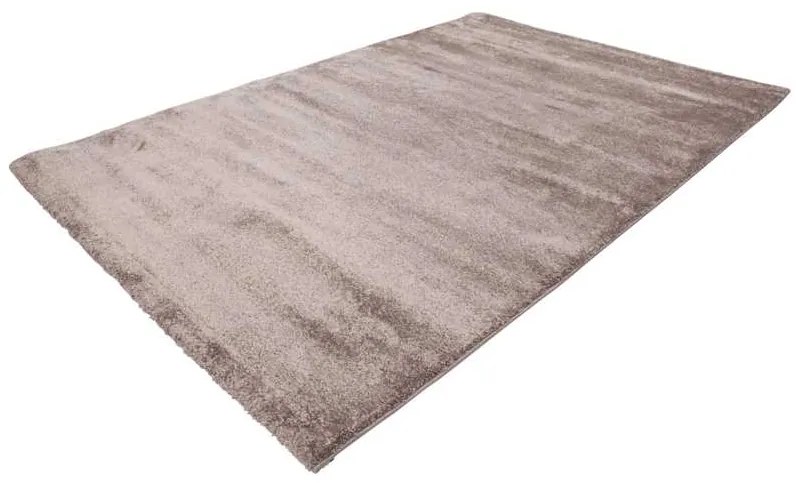 Lalee Kusový koberec Softtouch 700 Light Brown Rozmer koberca: 80 x 150 cm