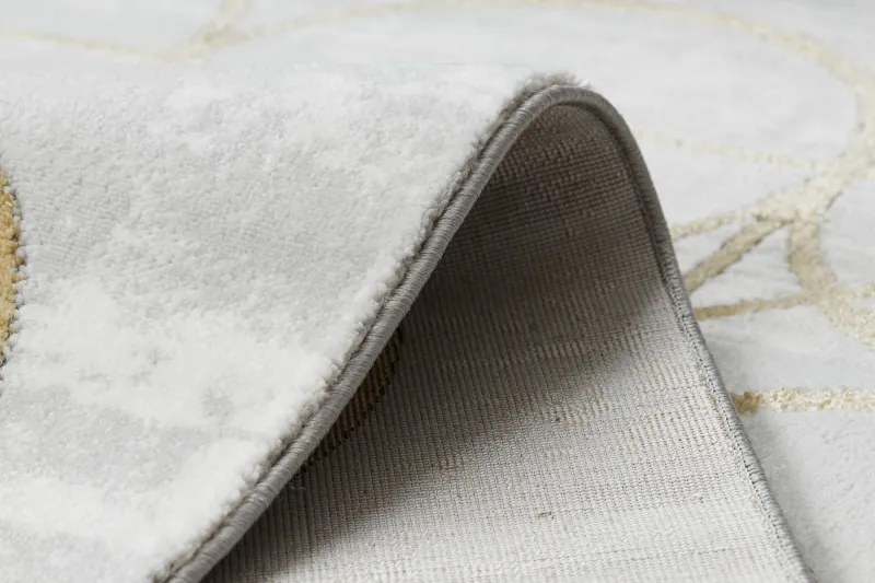 Dywany Łuszczów, Kusový koberec Emerald 1010 cream and gold, 180x270, viacfarebná, kancelária