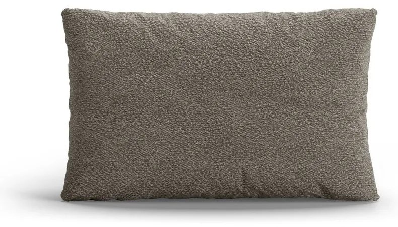 Sivý vankúš na gauč z textílie buklé Poppy – Micadoni
