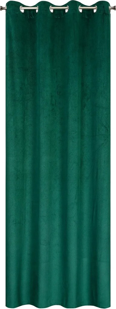 ZATEMŇOVACÍ ZÁVES NA KRÚŽKOCH LILI 140X250 CM ZELENÁ