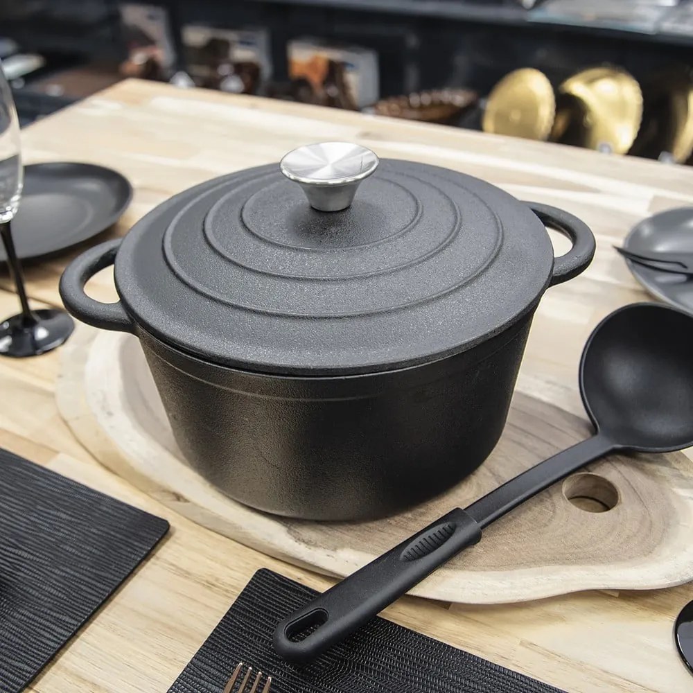 Liatinový hrniec s pokrievkou na indukciu 4 l LITINA – Orion